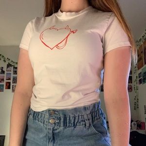 brandy devil heart t shirt